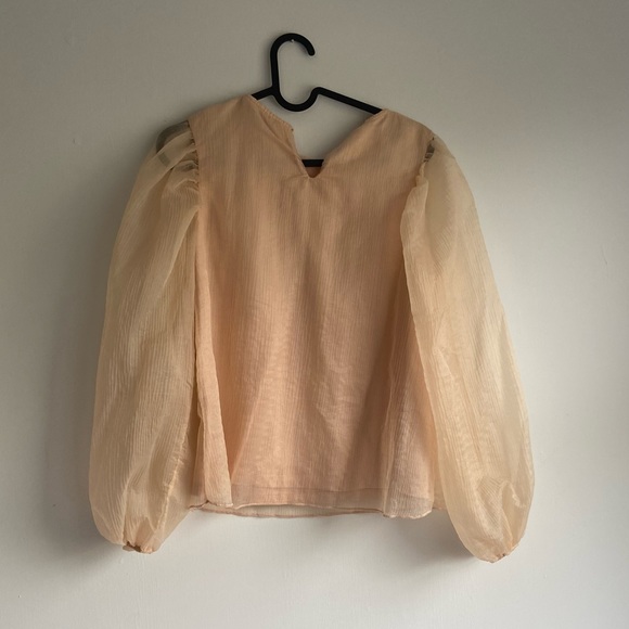 Zara Kids Blouse Balloon Sleeves - Picture 4 of 7